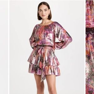 Ramy Brook Miami Dress in Scarlet Multi Combo